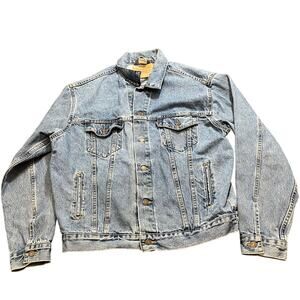 Vintage Levi's 70507-0389 Denim Trucker Jacket Men's Size Large Made‎ in USA